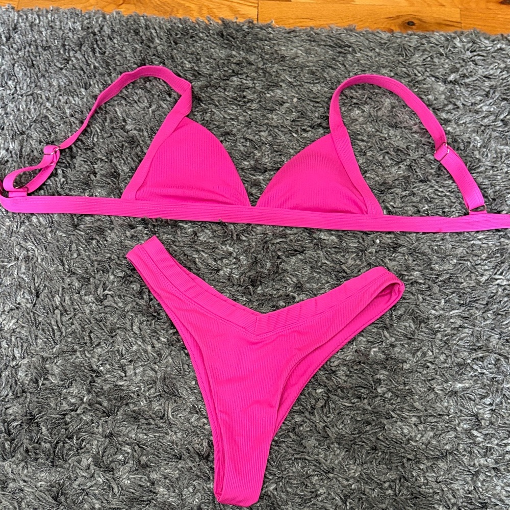 Vibrant Pink Bikini Set